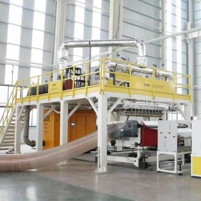 Yüz Maskesi için 800mm 1600mm PP Meltblown Nonwoven Üretim Hattı