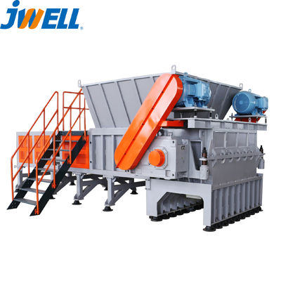 1000kg / H PS Tek Şaftlı Parçalayıcı Plastik Atık Geri Dönüşüm Makinaları