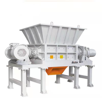 JWELL Düşük Gürültü 2000kg / h Lastik Geri Dönüşüm İki Şaftlı Plastik Film Parçalayıcı