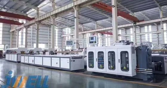 JWELL Ahşap Plastik Levha Kapı Pencere Yapma Makinesi PE PP PVC WPC Profil Ekstrüzyon Hattı