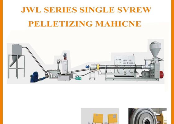 Tek Vidalı Jwell Plastik Peletleme Geri Dönüşüm Makinası