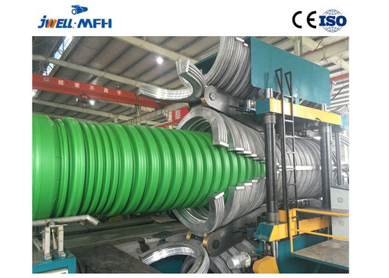 HDPE PP Çift Duvar Oluklu Dwc Boru Ekstrüzyon Makine