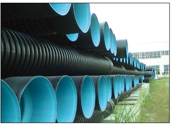 HDPE PP Çift Duvar Oluklu Dwc Boru Ekstrüzyon Makine