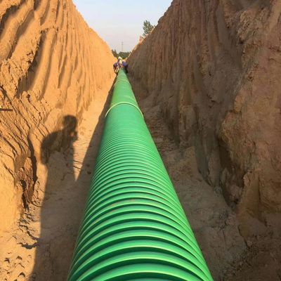 Dikey HDPE PP DWC Çift Duvar Oluklu Boru Makinası