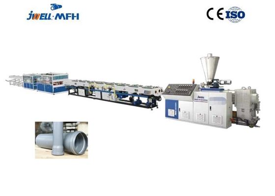 JWELL 110mm PVC Boru İkiz Vidalı Ekstruder Boru Ekstrüzyon Makine