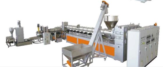 HDPE için 38CrMoAL Vidalı Plastik Pelet Geri Dönüşüm Makinası