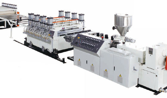 JWELL PVC Yarı Skinning Co Ekstrüzyon Köpüğü Wpc PVC Levha Yapma Makinesi