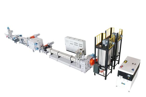 Atık plastik geri dönüşüm makinası 1500kg h PET PVC PP PE PP Tek Vidalı Peletleme Makinası