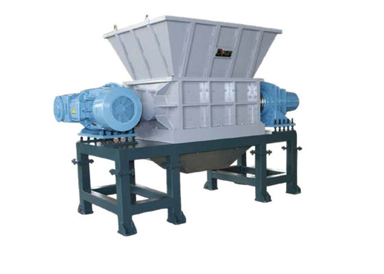 1000kg h 22kw İki Şaftlı Plastik Geri Dönüşüm Parçalayıcı