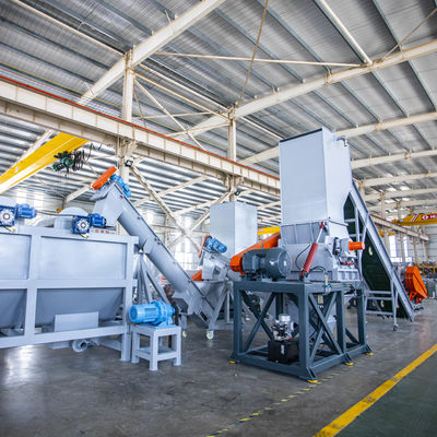 JWELL CE 2000kg / H PET Şişeler Üfleme Koleksiyonu ile Kırma Çamaşır Makinesi
