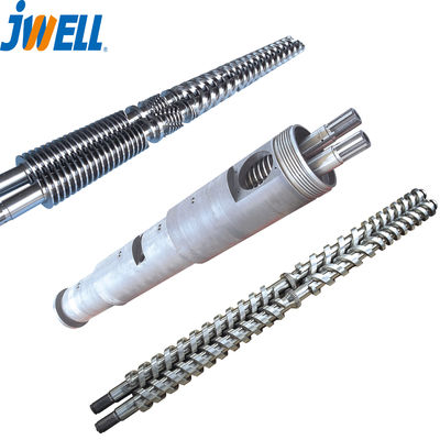 JWELL 38CrMoAlA PVC PE PP PS PLA Ekstruder Vidalı Namlu Kalıbı