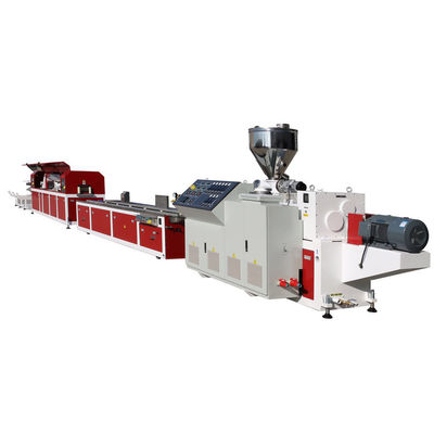 JWELL Çift Vidalı WPC PVC Profil Ekstrüzyon Makine Pencere çerçevesi Kapı Yapma Makinesi