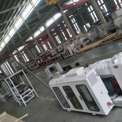 JWELL Atık Plastik Geri Dönüşüm Makinası PVC Sayaç Konik Çift Vidalı Kırma Makinesi