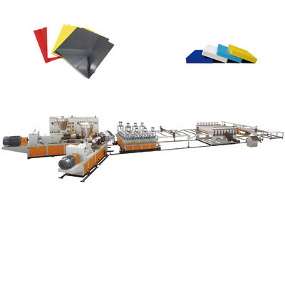 1220MM PVC WPC Kartı Ekstrüzyon Hattı Çift Vidalı 550kg / H
