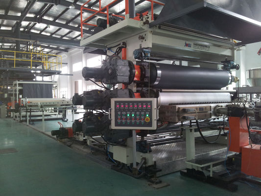 EVA PE PVC TPO Geomembran Suya Dayanıklı Levha Ekstrüzyon Makinesi