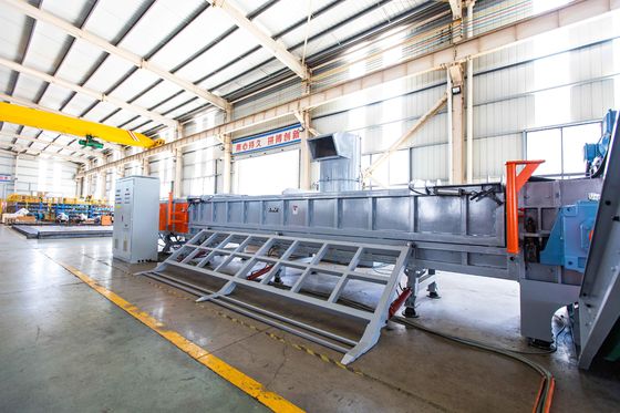 HDPE PVC PP Büyük Çaplı Boru Parçalayıcı Tüp Parçalama Kırma Makinesi