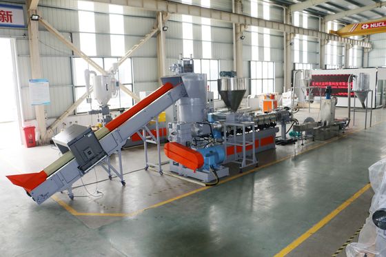 LDPE BOPP Plastik Film Geri Dönüşüm Üç Makine Entegre Peletleme Hattı