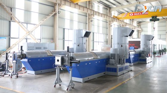 LLDPE HDPE OPP Film Geri Dönüşümü Üç Makine Entegre Granülatör